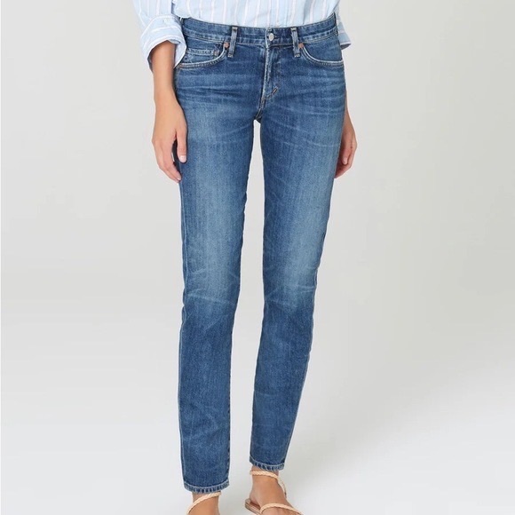 Citizens Of Humanity Denim - COH 27x30 Racer Low Rise Skinny Jeans 0874 Citizens Of Humanity caspian blue